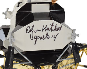 Lot #8389 Edgar Mitchell Signed Lunar Excursion Module - Image 2