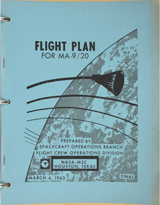 Lot #6249 MA-9: Gene Kranz's Mission-Used Project Book - Image 7