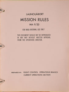 Lot #6249 MA-9: Gene Kranz's Mission-Used Project Book - Image 9