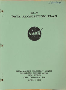 Lot #6249 MA-9: Gene Kranz's Mission-Used Project Book - Image 10