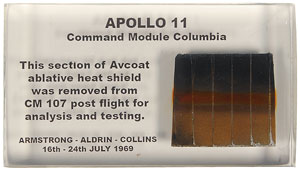 Lot #8321  Apollo 11 Heat Shield Artifact