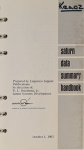 Lot #8255 Gene Kranz's Mission-Used Saturn Data Summary Manual - Image 1