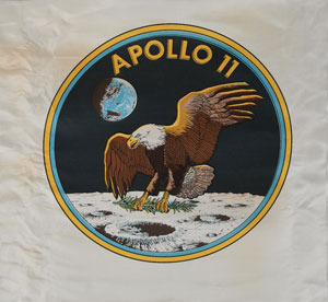 Lot #8325  Apollo 11 Oversized Beta Cloth Patch - Image 1