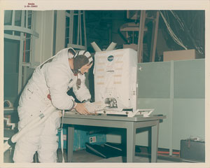 Lot #8016  Apollo 11: Armstrong Original Vintage NASA Photograph