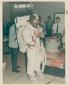 Lot #8023  Apollo 11: Aldrin Original Vintage NASA Photograph