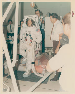 Lot #8024  Apollo 11: Armstrong Original Vintage NASA Photograph