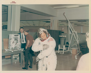 Lot #8027  Apollo 11: Armstrong Original Vintage NASA Photograph
