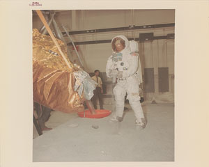 Lot #8030  Apollo 11: Armstrong Original Vintage NASA Photograph