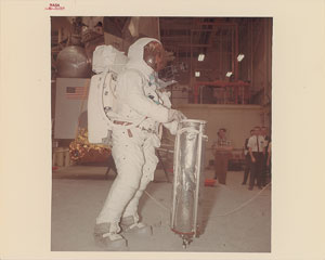 Lot #8032  Apollo 11: Armstrong Original Vintage NASA Photograph