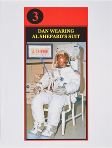 Lot #8068  Apollo 14: Alan Shepard's Training-Worn RCU Suit Name Tag - Image 2