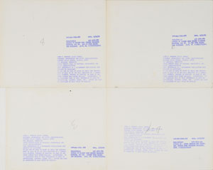 Lot #8044  Apollo 12 Set of (4) Original Photo Contact Sheets - Image 2
