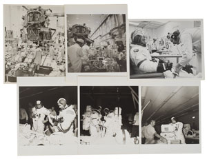 Lot #8106  Apollo 17 Set of (6) Original Vintage Photographs - Image 1