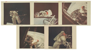 Lot #8002  Apollo 9 Set of (5) Original Vintage Photographs