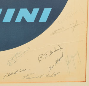 Lot #8224  Gemini Lithograph Signed By (30) Group 1, 2, and 3 Astronauts - Image 4