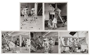 Lot #8049  Apollo 12 Set of (5) Original Vintage Photographs