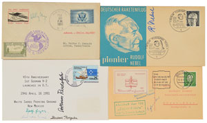 Lot #8171  Rocketry Pioneers Set of (4) Signed Covers - Image 1