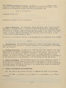 Lot #8165 Hans Hosenthien Operation Paperclip Document - Image 2