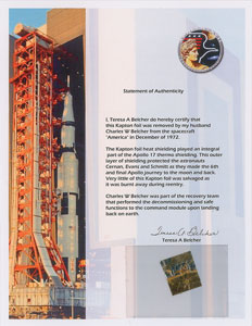 Lot #8427  Apollo 17 Kapton Foil - Image 1