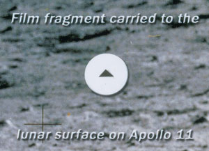 Lot #8324  Apollo 11 Lunar Surface Flown Film Fragment - Image 2