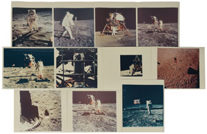 Lot #8317  Apollo 11 Collection of (11) Vintage