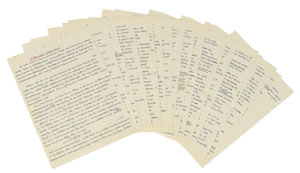 Lot #8172 Eugen Saenger Handwritten Rocket Propulsion Manuscript - Image 1