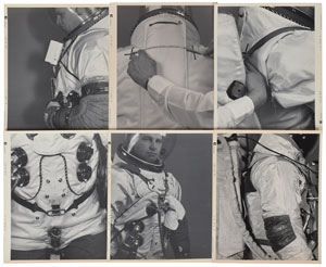Lot #8133  Apollo PLSS Development Set of (6) Original Vintage ILC Dover Photographs - Image 1