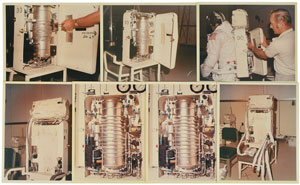 Lot #8134  Apollo Suiting Procedure Set of (7) Original Vintage Photographs