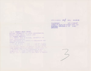 Lot #8108  Apollo 17 Pair of Original Photo Contact Sheets - Image 4