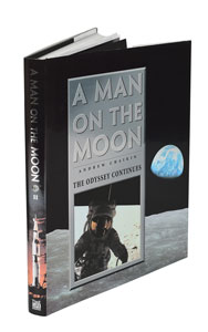 Lot #8253  Apollo Astronaut Multi-Signed 'A Man on the Moon' Three-Book Set - Image 2