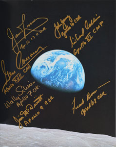 Lot #8253  Apollo Astronaut Multi-Signed 'A Man on the Moon' Three-Book Set - Image 3