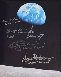 Lot #8253  Apollo Astronaut Multi-Signed 'A Man on the Moon' Three-Book Set - Image 5