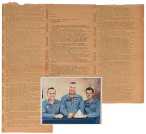 Lot #8301  Apollo 1 Set of (3) Telegrams - Image 1