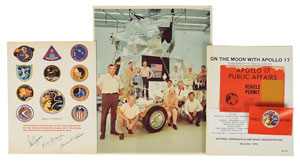 Lot #8110  Apollo 17 Collection of Ephemera