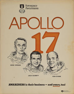 Lot #8110  Apollo 17 Collection of Ephemera - Image 2