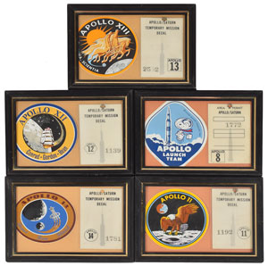 Lot #8137  Apollo Collection of ID Badges