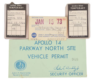 Lot #8137  Apollo Collection of ID Badges - Image 3
