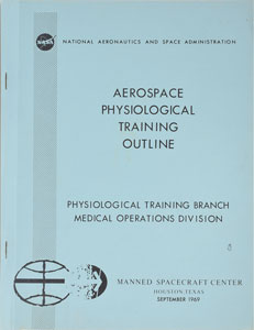 Lot #8138  Aerospace Physiological Training Outline - Image 1