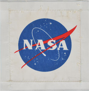 Lot #8038  Apollo 11: Armstrong's PLSS-Worn NASA Beta Cloth Patch