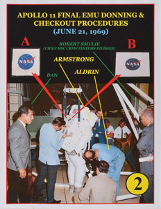 Lot #8038  Apollo 11: Armstrong's PLSS-Worn NASA Beta Cloth Patch - Image 2