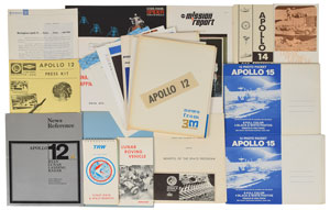 Lot #8084  Apollo 12 and 15 Collection of Ephemera