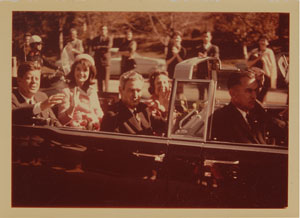 Lot #63 John F. Kennedy Dallas Motorcade Photograph - Image 1