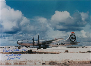 Lot #327  Enola Gay: Paul Tibbets - Image 1