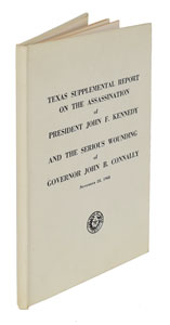 Lot #88 Texas Supplemental Report on the Assassination of John F. Kennedy - Image 1