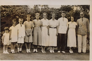 Lot #1  Kennedy Family 1934 Original Vintage Photograph - Image 1