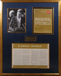 Lot #27 John F. Kennedy Signed Magazine - Image 1