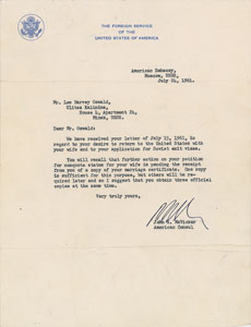 Lot #109 Lee Harvey Oswald: John G. Tower Archive - Image 6