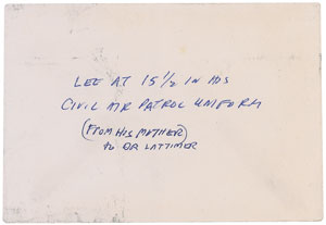 Lot #102 Lee Harvey Oswald 1955 Civil Air Patrol Photograph - Image 3