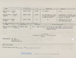 Lot #107 Lee Harvey Oswald’s Personal Copy of His Marine Discharge Orders - Image 1