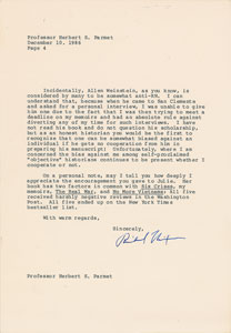 Lot #97 Richard Nixon Typed Letter Signed - Image 4