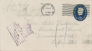 Lot #127 Jack Ruby Autograph Letter Signed - Image 3